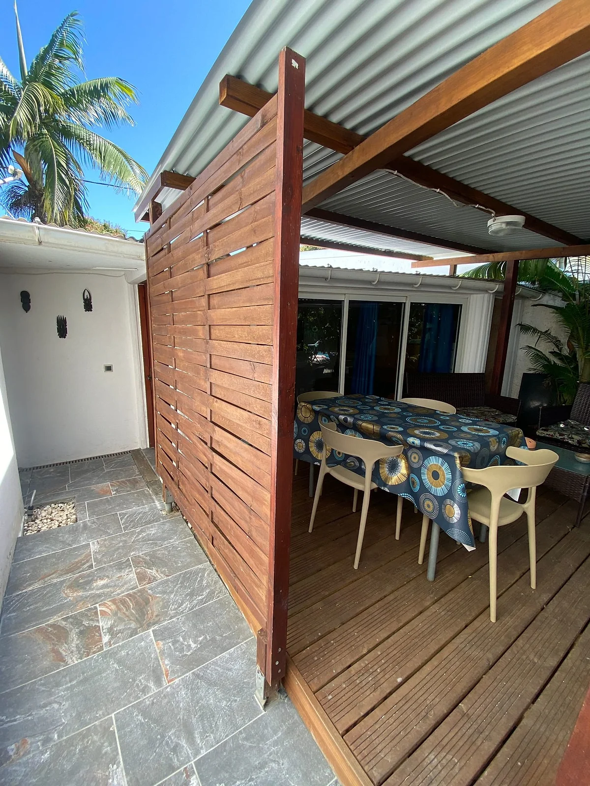 La terrasse du bungalow
